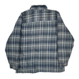 Dickies Checked Jacket - XL Blue Cotton