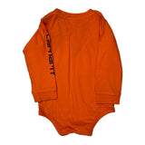 Age 24 Months Carhartt Graphic Overalls - 2XS Orange Cotton