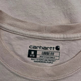 Carhartt Long Sleeve T-Shirt - Medium Pink Cotton