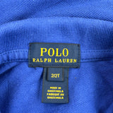 Age 2 Polo By Ralph Lauren Polo Shirt - 2XS Blue Cotton