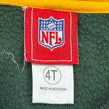 Age 4 Nfl Green Bay Packers Hoodie - XS Yellow Polyester