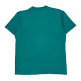 Fruit Of The Loom Single Stitch T-Shirt - Large Green Cotton