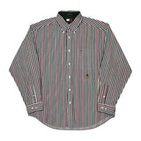 Tommy Hilfiger Striped Shirt - Large Multicoloured Cotton