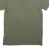 ADIDAS Womens Green T-Shirt UK 4 Short Sleeve Crew Neck Cotton Blend Logo Print