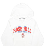 RUSSELL ATHLETIC Mens White Rose Hill Royals Pullover Hoodie S Printed Cotton