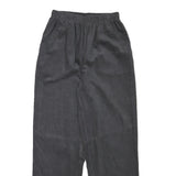 AMERICAN SWEETHEART Womens Cotton Blend Black Regular Fit Straight Leg Trousers