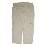 CARHARTT Mens Cotton Beige Relaxed Cargo Trousers W42 L30 Casual Workwear