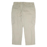 CARHARTT Mens Cotton Beige Relaxed Cargo Trousers W42 L30 Casual Workwear