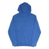 CHAMPION Mens Blue Pullover Hoodie S Cotton Blend Casual Sportswear