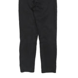 7 FOR ALL MANKIND Womens Black Slim Skinny Cotton Blend Trousers W24 L26 Zip