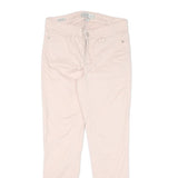 CALVIN KLEIN JEANS Womens Cotton Cream Slim Skinny Trousers W28 L27 Stylish