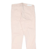 CALVIN KLEIN JEANS Womens Cotton Cream Slim Skinny Trousers W28 L27 Stylish