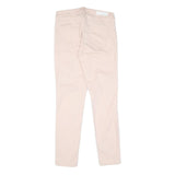 CALVIN KLEIN JEANS Womens Cotton Cream Slim Skinny Trousers W28 L27 Stylish