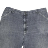 WRANGLER Mens Denim Grey Casual Shorts L W36 Carpenter Style Cotton Workwear