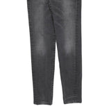 TRUE RELIGION Womens Slim Black Denim Jeans W31 L30 Roman Stitch Pocket Zip