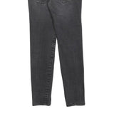 TRUE RELIGION Womens Slim Black Denim Jeans W31 L30 Roman Stitch Pocket Zip