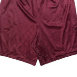 CHAMPION Mens Shorts Maroon Casual L W32 Sports Logo Mesh Fabric