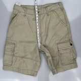 Unbranded Cargo Shorts - 34W 10L Beige Cotton