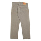 LEVI'S 501XX Mens Jeans Beige Regular Straight Denim Medium W34 L27 Classic