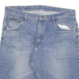 WRANGLER Mens Blue Denim Casual Shorts 2XL W36 Classic Fit Cotton Blend