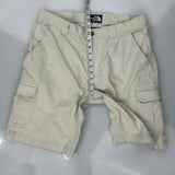 The North Face Cargo Shorts - 36W 10L Beige Cotton