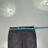 Carhartt Carpenter Trousers - 33W 32L Grey Cotton