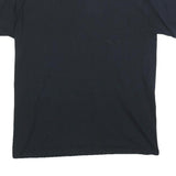Mens Black Graphic T-Shirt S Short Sleeve Crew Neck Skull Wolf Print