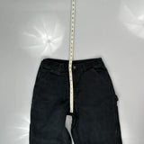 Carhartt Carpenter Trousers - 30W 32L Black Cotton