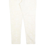 LEVI'S Womens White Slim Skinny Denim Light W33 L28 Cotton Blend Zip Jeans