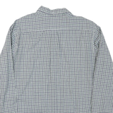 LEVI'S Mens Blue & Green Check Shirt XL Button-Down Collar Long Sleeve Casual