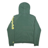 NIKE Womens Green Oregon Full Zip Hoodie XL University Logo Lightweight