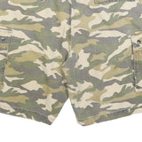 CARHARTT Mens Cargo Shorts Green & Beige XL W40 Camouflage Relaxed Fit