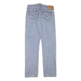 LEVI'S 502 Mens Jeans Blue Regular Straight Denim Light W28 L31 Classic Fit Zip