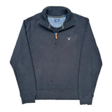 Gant 1/4 Zip - Large Navy Cotton
