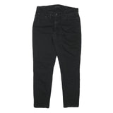 LEVI'S Womens Jeans Black Slim Skinny Denim Medium W29 L26 Classic Fit Zip