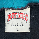 Mighty Ducks Nutmeg Graphic Hoodie - Large Black Cotton