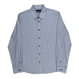 Tommy Hilfiger Slim Fit Shirt - Large Blue Cotton