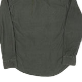 TOMMY HILFIGER Mens Green Shirt M Cotton Casual Long Sleeve Button Down