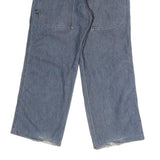 BULL CANYON Mens Regular Fit Straight Blue Denim Jeans W30 L25 Workwear Zip