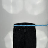 505 Levis Jeans - 33W 30L Black Cotton