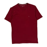 Tommy Hilfiger T-Shirt - Large Red Cotton