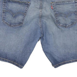 LEVI'S Womens Denim Blue Casual Shorts L W34 Classic Fit Cotton Blend