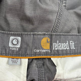 Carhartt Cargo Trousers - 32W 31L Grey Cotton