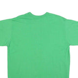 PLAINS Mens Green XL Graphic T-Shirt Short Sleeve Crew Neck Cotton Blend