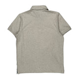 Tommy Hilfiger Slim Fit Polo Shirt - Large Grey Cotton
