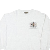 UNITED SURPLUS Mens Grey Cotton Blend Crew Neck M Graphic Print Sweatshirt