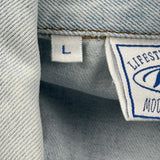 Rio Denim Jacket - Large Light Wash Cotton