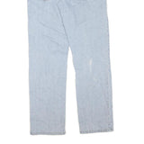 WRANGLER Mens Jeans Blue Regular Straight Denim Light W32 L31 Cotton Blend Zip