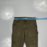 Carhartt Carpenter Trousers - 32W 32L Brown Cotton