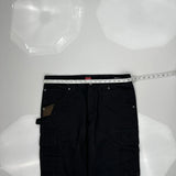 Wrangler Cargo Pants - 38W 31L Black Cotton Blend